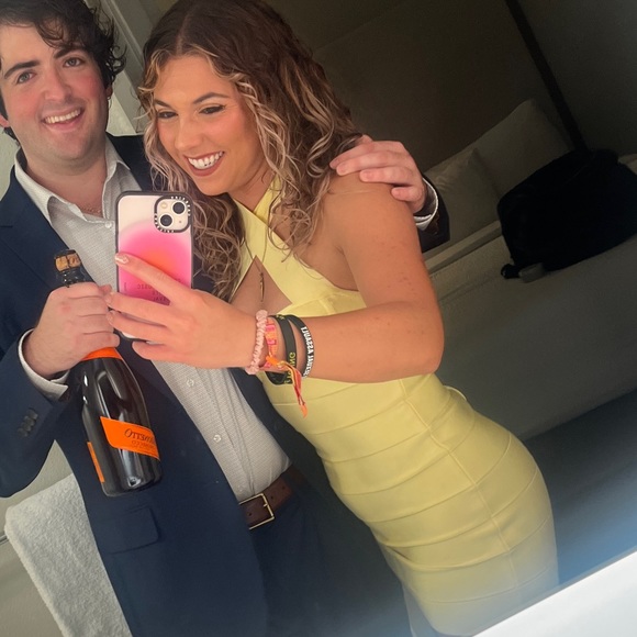 Herve Ledger Strappy Fitted Mini Dress - Picture 5 of 7